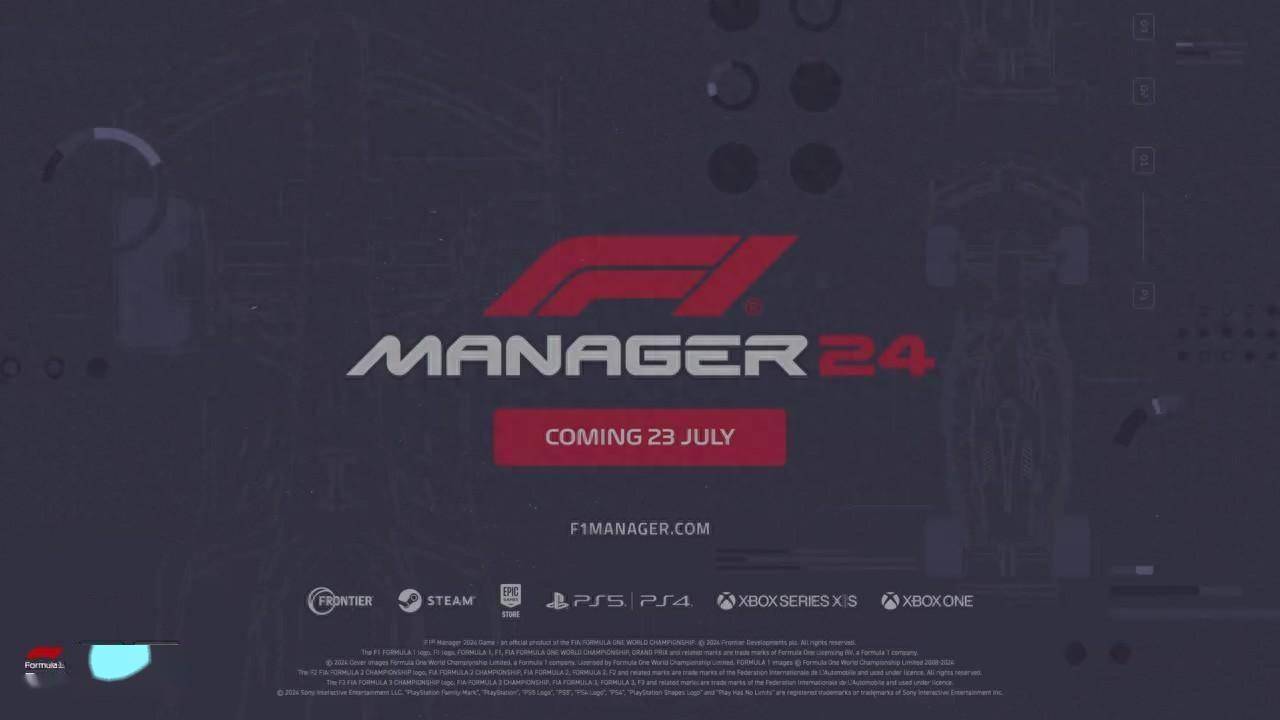 168体育网：《F1车队经理2024》7月23日发售 登陆全平台